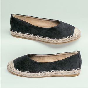 Jute Accent Slip On Espadrille Flats